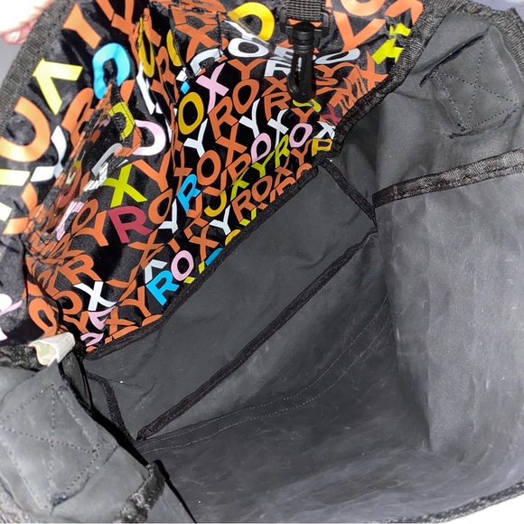 Roxy Colorful Letters messenger bag 90s Y2K skater - Picture 5 of 11